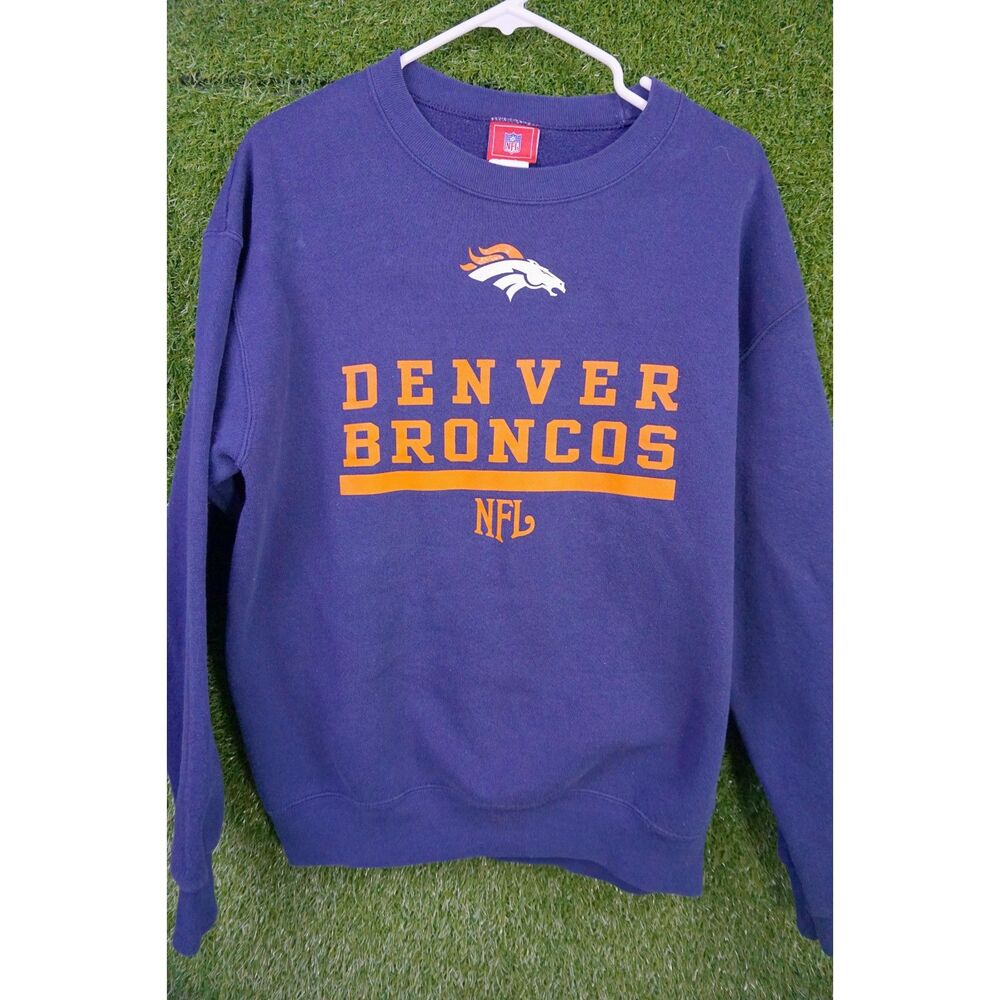 NFL Red Tag Vintage Denver Broncos Crewneck Sweater - Men's Size M
